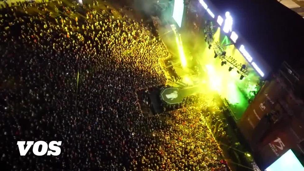 Video thumbnail for Cosquín Rock desde al aire - Día 1