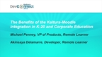 The Benefits of the Kaltura-Moodle integration in K-20 and Corporate Education